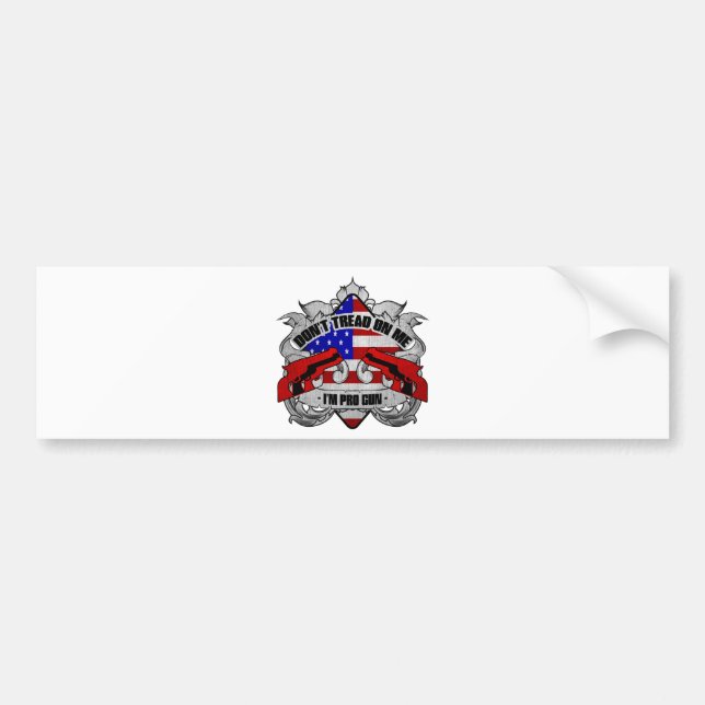 Don't Tread On Me Bumper Sticker (Front)