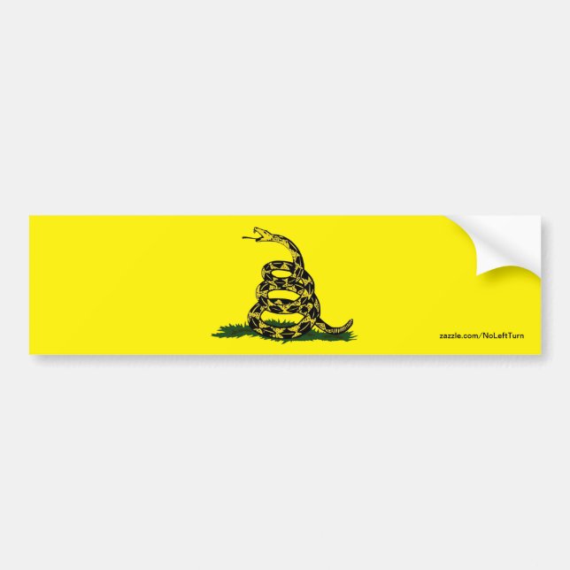 Don't Tread On Me Bumper Sticker (Front)