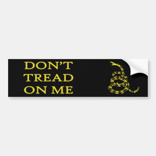 DON'T TREAD ON ME Bumpersticker Bumper Sticker
