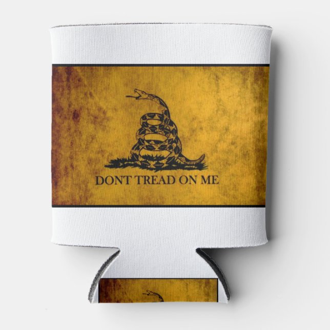 Don't Tread On Me! Can Cooler (Front)