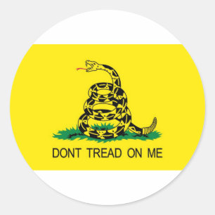 Don't Tread On Me Classic Round Sticker