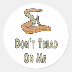 Don't Tread On Me Classic Round Sticker