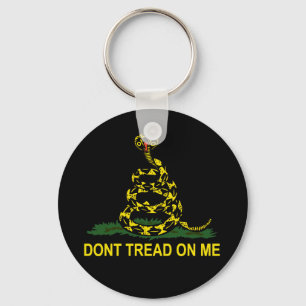 Dont Tread On Me Cobra Key Ring