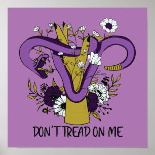Dont Tread On Me Feminist Poster