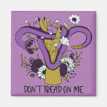 Don't Tread On Me Feminist Purple