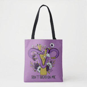 Dont Tread On Me Feminist Tote Bag