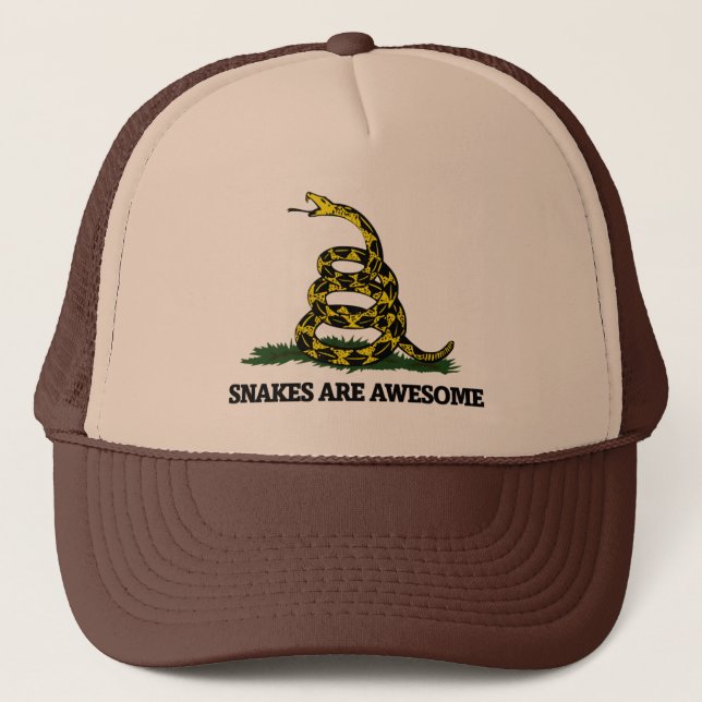 Don't tread on me flag parody trucker hat (Front)