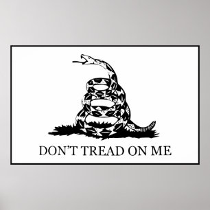 Don't Tread On Me Flag Poster