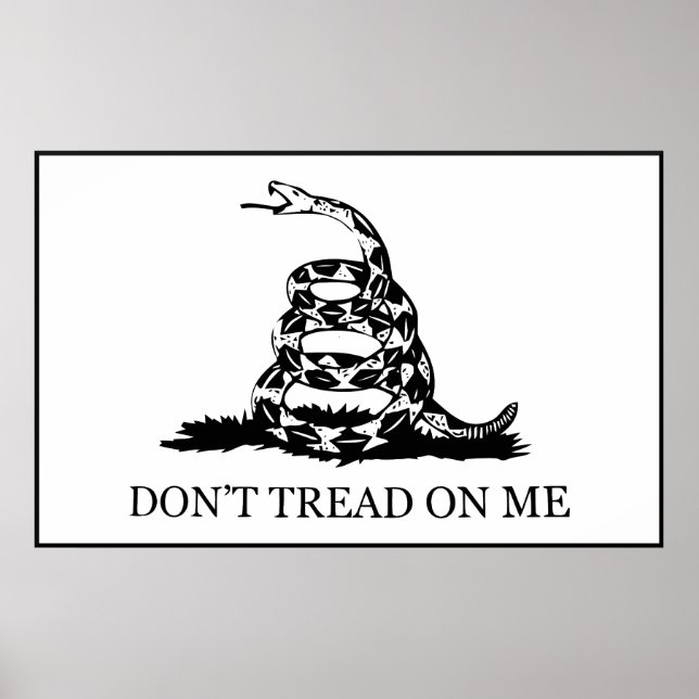 Don't Tread On Me Flag Poster (Front)