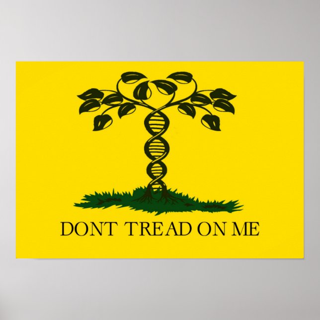 Don't Tread on Me - for scientists Poster (Front)