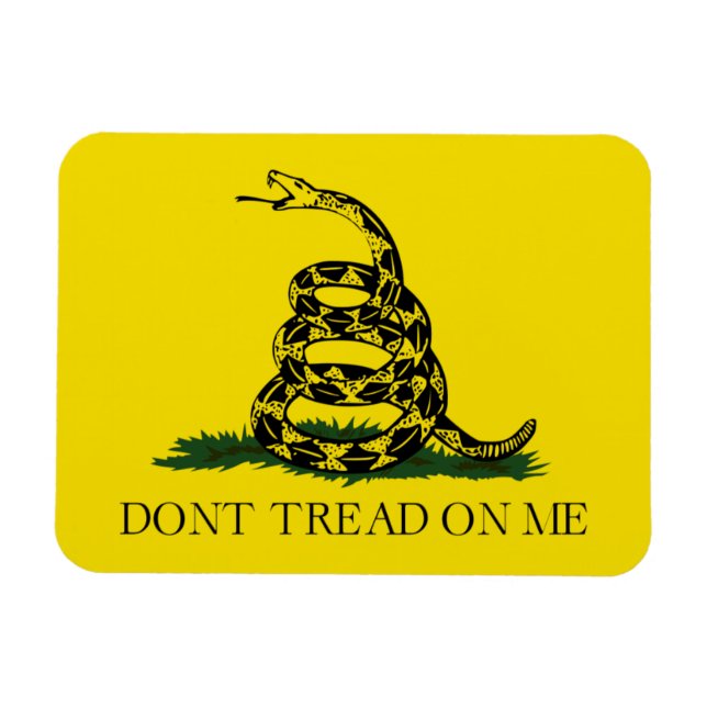 Don't Tread on Me Gadsden American Flag Magnet (Horizontal)