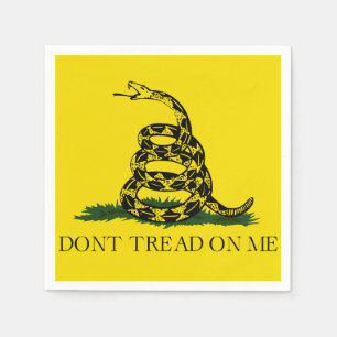 Don't Tread on Me Gadsden American Flag Napkin