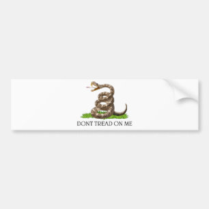 Dont Tread On Me Gadsden American Revolution Flag Bumper Sticker