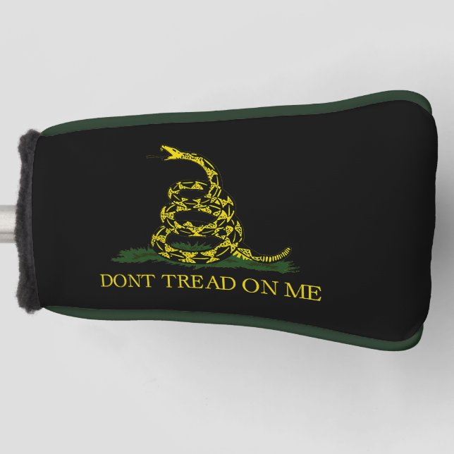 Don't Tread On Me Gadsden Flag 2nd Amendment Golf Head Cover (Front)