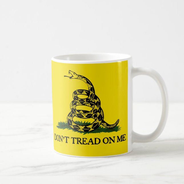 Don't Tread On Me-Gadsden Flag Coffee Mug (Right)