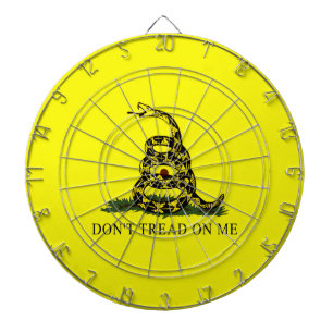 Dont Tread On Me Gadsden Flag Dartboard