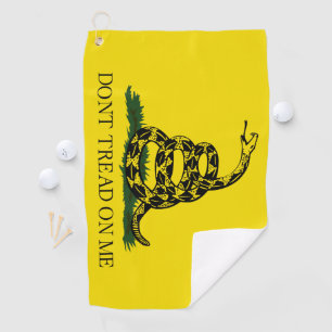 Don't Tread on Me Gadsden flag Golf Towel