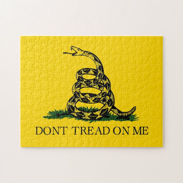 Don't Tread On Me - Gadsden Flag Jigsaw Puzzle (Horizontal)
