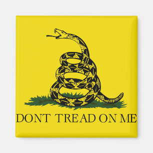Don't Tread on Me Gadsden flag Magnet