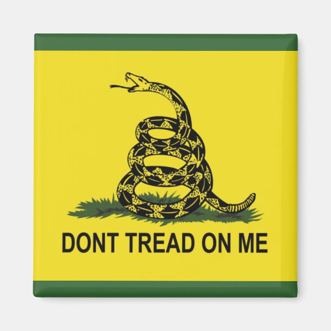 Dont Tread On Me Gadsden Flag Magnet (Front)