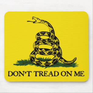 Don't Tread On Me-Gadsden Flag Mouse Pad