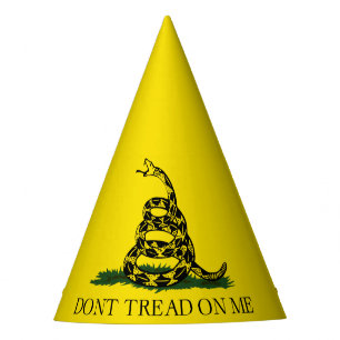Don't Tread on Me Gadsden flag Party Hat
