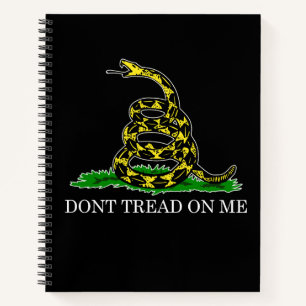 Dont Tread On Me Gadsden Flag Spiral Notebook