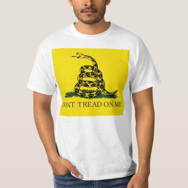 Don't Tread On Me Gadsden Flag T-Shirt (Front)