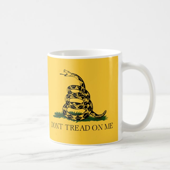 Don't Tread on Me, Gadsden flag tea party Coffee Mug (Right)