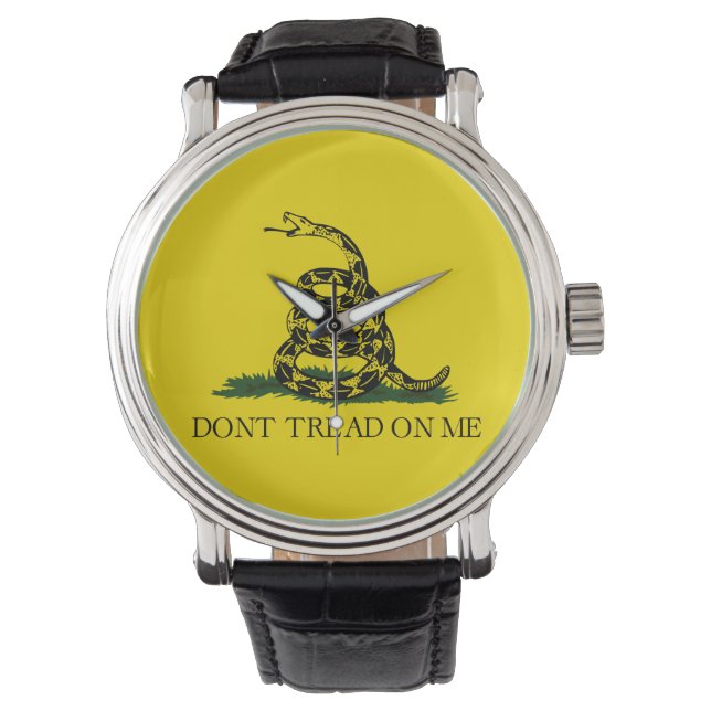 Don't Tread on Me Gadsden flag Watch (Front)