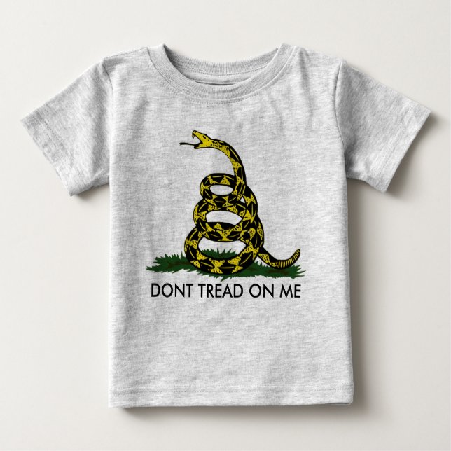 DONT TREAD ON ME, Gadsden Rattler, Will Bratton Baby T-Shirt (Front)
