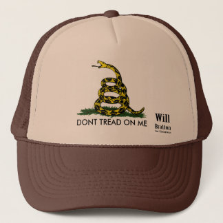 DONT TREAD ON ME, Gadsden Rattler, Will Bratton Trucker Hat