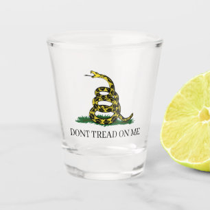 DONT TREAD ON ME Gadsden Snake Shot Glass