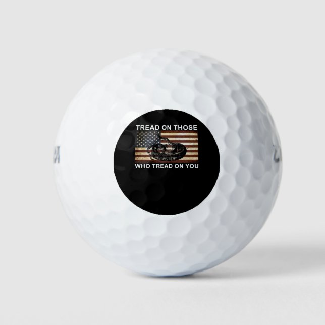 dont tread on me golf balls (Front)