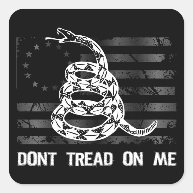 Dont Tread On Me II Sticker (Front)