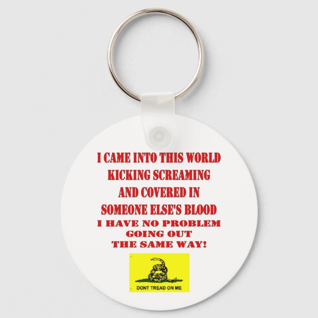 DON'T TREAD ON ME KEY RING (Front)