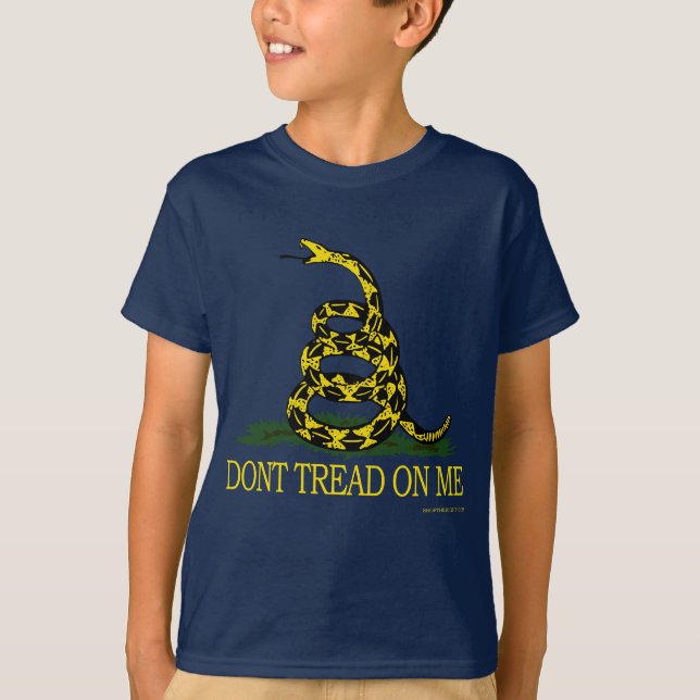 Don't Tread On Me Kids Dark T-shirt (Front)