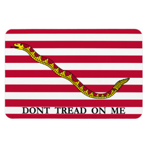 Don't Tread On Me - Navy Jack Flag Magnet