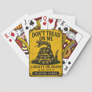 Don't Tread On Me Playing Cards
