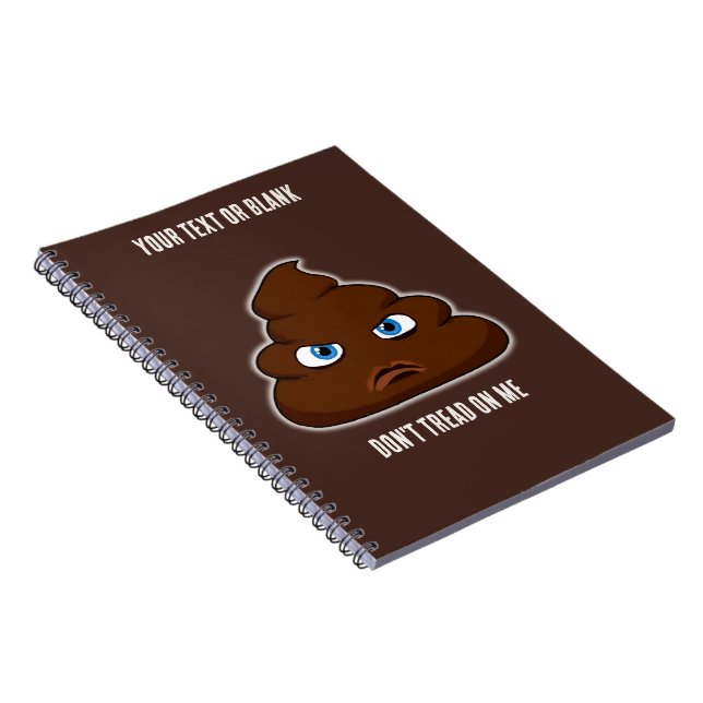 Don't Tread On Me Poo Notebook (Right Side)