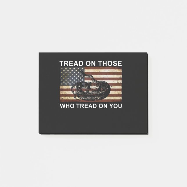 dont tread on me post-it notes (Front)