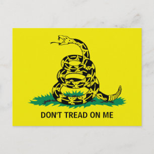 DON'T TREAD ON ME POSTCARD