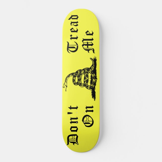 Don't Tread On Me Rattlesnake SKateboard (Front)
