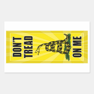 Don't Tread on Me Rectangular Sticker