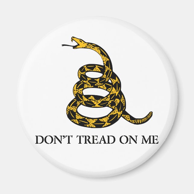 Don't Tread on Me Snake Magnet (Front)