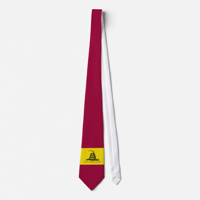 DON'T TREAD ON ME, The Gadsden Flag Tie (Front)