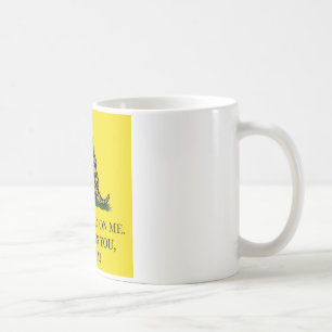 DON'T TREAD ON ME THIS MEANS YOU OBAMA COFFEE MUG