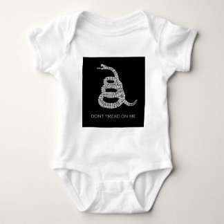 Dont tread on me txt baby bodysuit