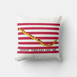Don't Tread on Me US Naval Jack Cushion