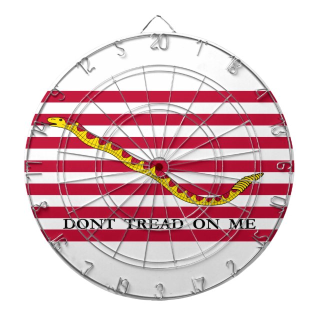 Don't Tread on Me US Naval Jack Dartboard (Front)